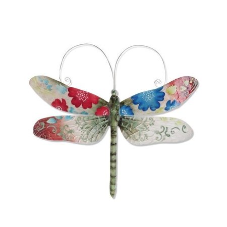 EANGEE HOME DESIGN Eangee Home Design m4024 Dragonfly Wall Decor Spring Flowers m4024